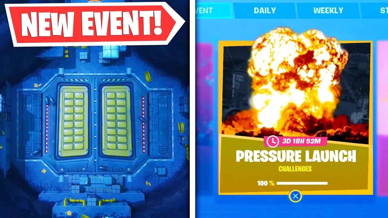 The New "PRESSURE PLANT" NUKE Launch Event In Fortnite!