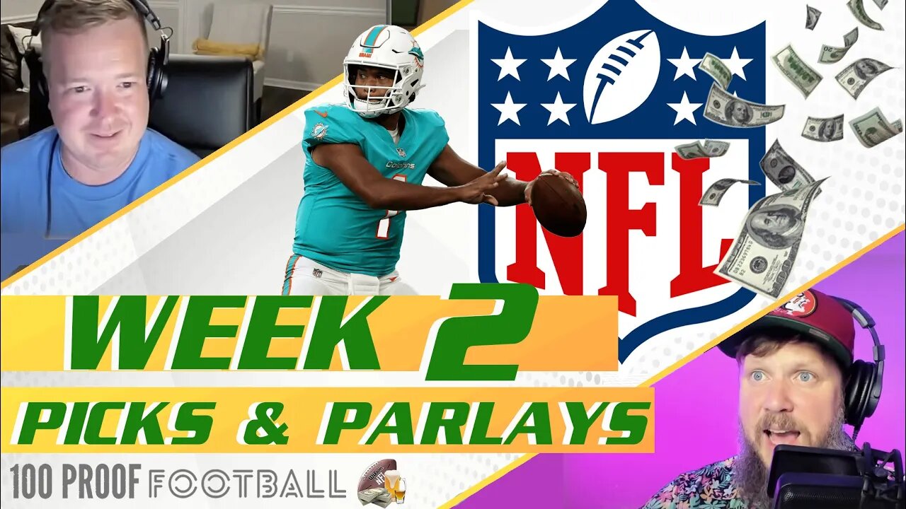 NFL WEEK 2 PICKS AND WAGERS!