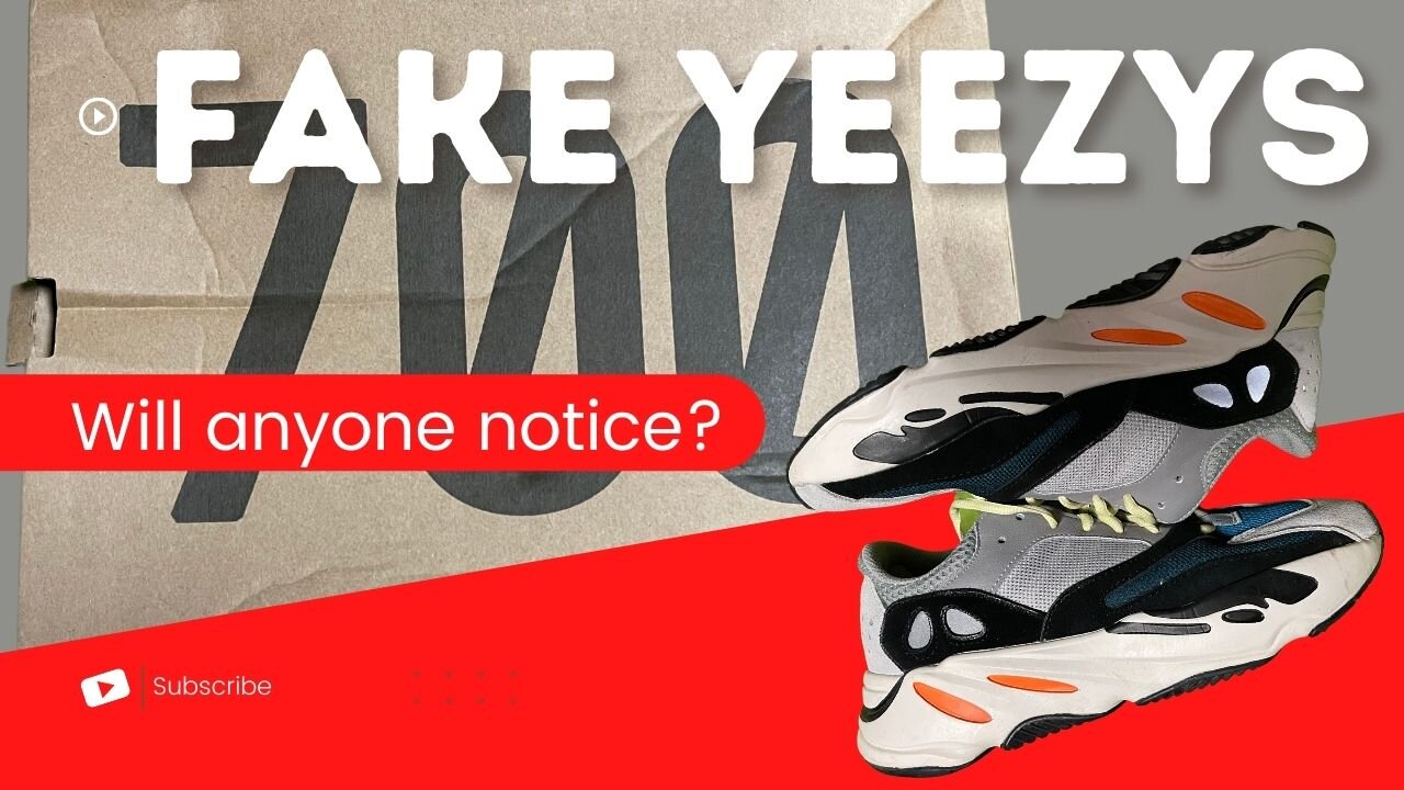 Wearing Fake Yeezys