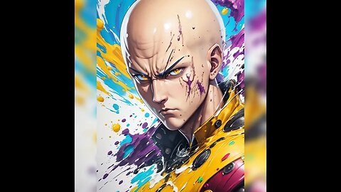 One Punch Man AI Generated Artwork - Preview