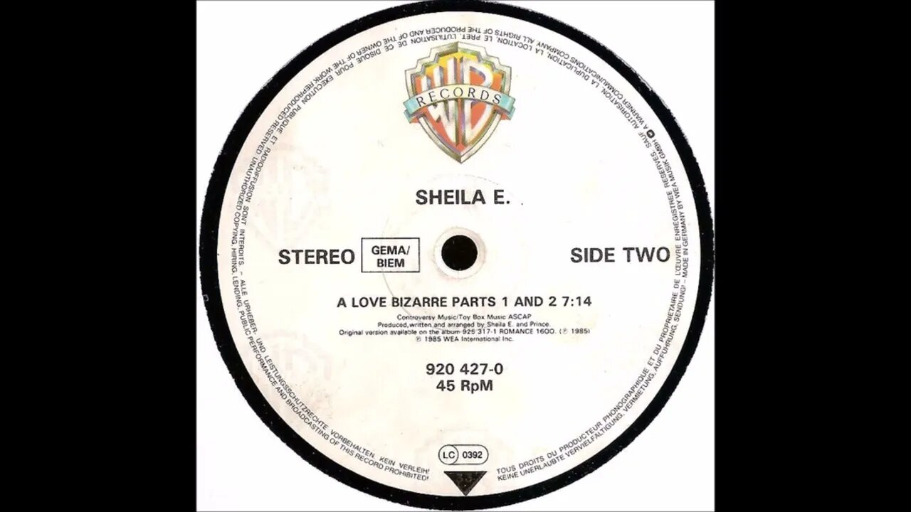 Sheila E. - A Love Bizarre