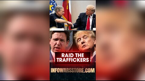 Alex Jones: DeSantis & Abbott Must Raid The Warehouses Holding Trafficked Children - 9/3/24