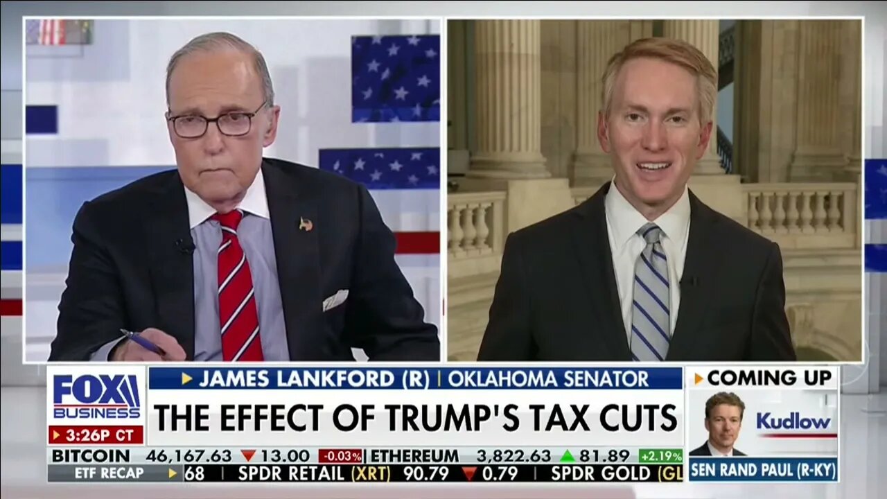 Lankford Talks Dems' Failing Socialist Spending Plan on Kudlow