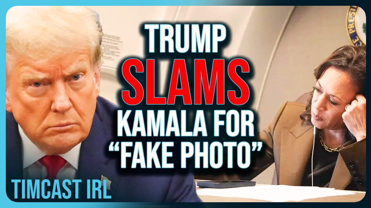 Trump SLAMS Kamala For Staging “Fake Photo” From Hurricane Briefing