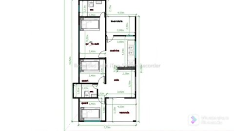 planta baixa 7x16