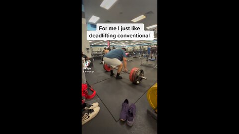 i just oike deadlifting conventional