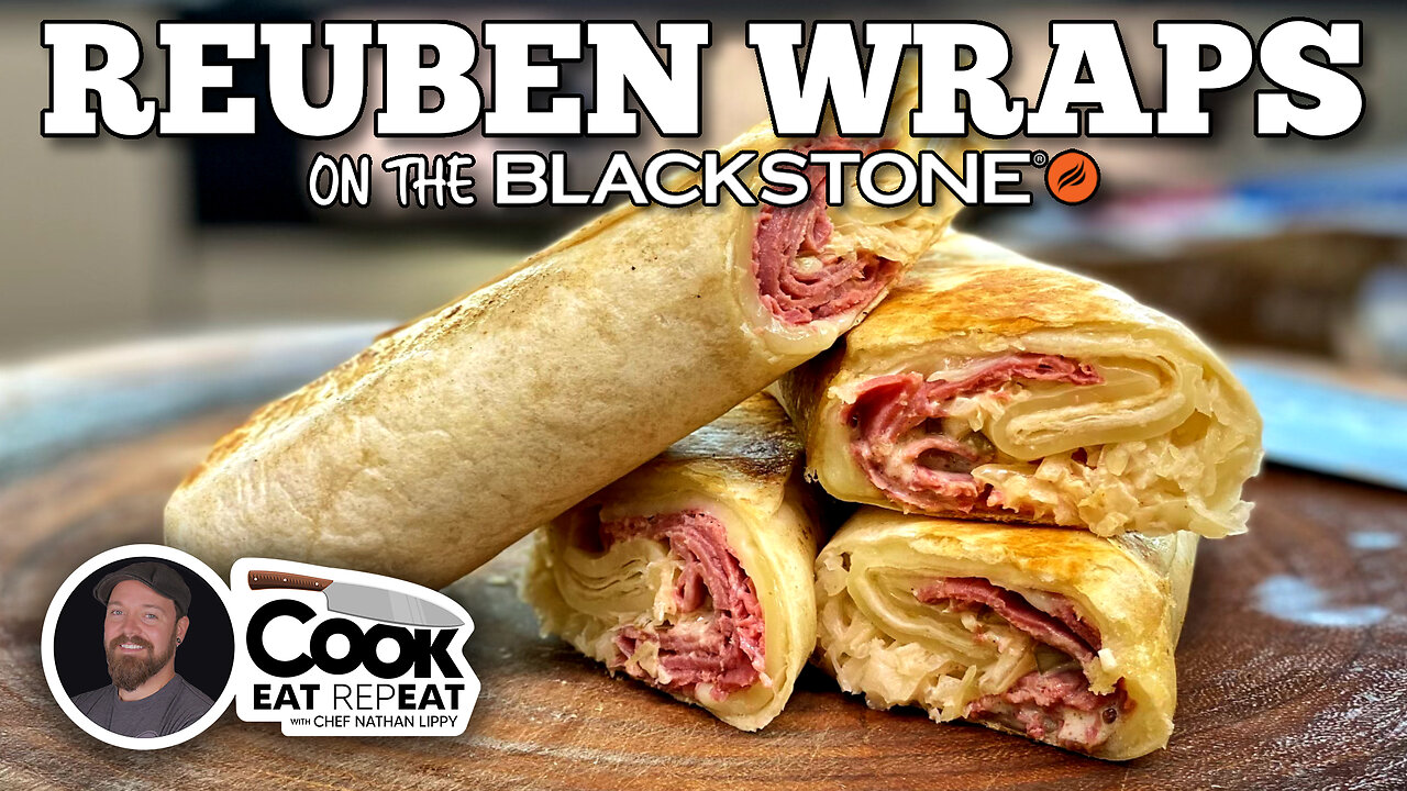 Reuben Wraps on the Blackstone Griddle