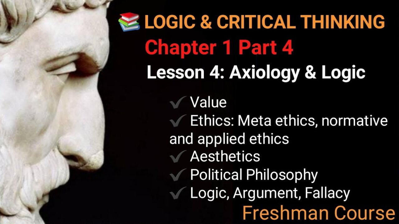 LOGIC AND CRITICAL THINKING | Chapter 1 Part 4