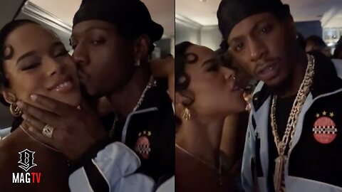 Joey Badass & "GF" Serayah Can't Keep Their Hands Off Each Other At Kid Super's Party! 😍
