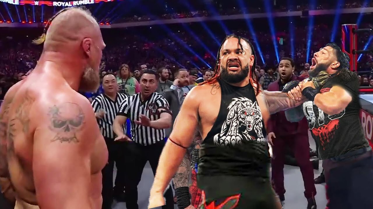WWE 15 September 2024 Brock Lesnar VS. Roman Reigns VS. Jacob Fatu VS. Solo VS. All Raw SmackDown