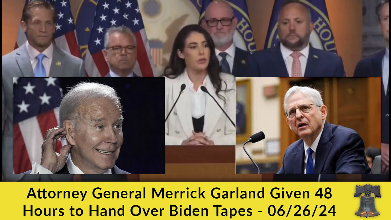 Attorney General Merrick Garland Given 48 Hours to Hand Over Dementia Joe Tapes