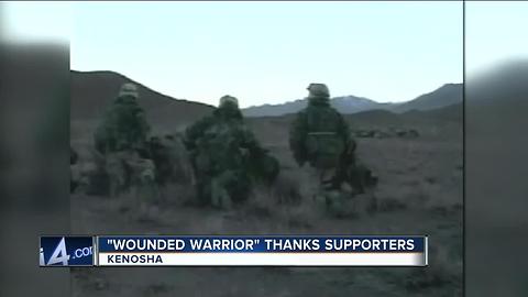 Injured Marine thanks group that helped him recover