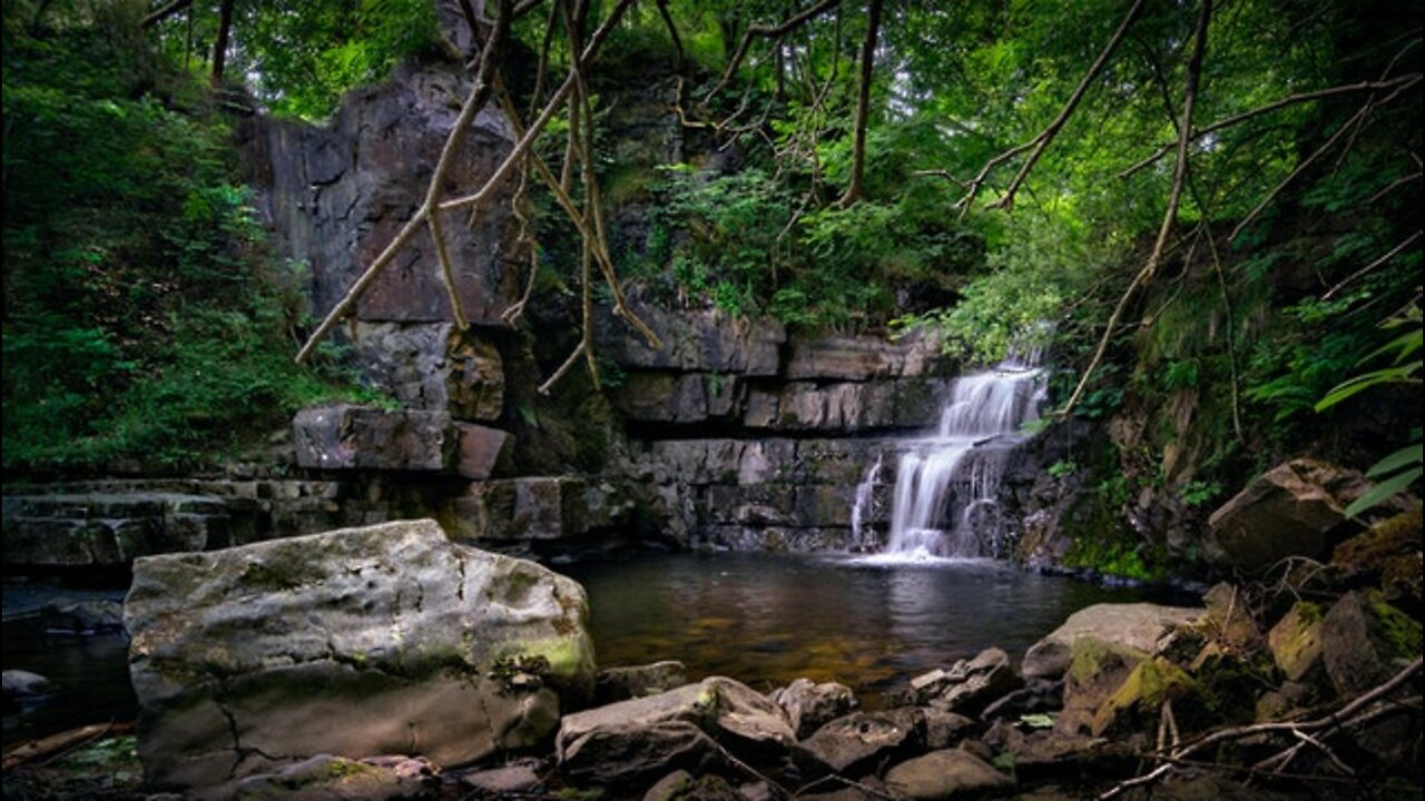 awesome and relaxing waterfall to melt away your stress