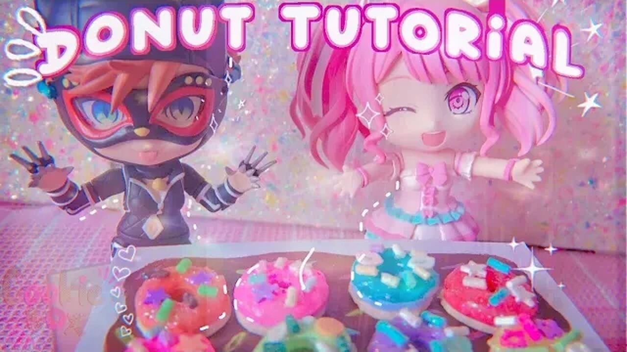 DIY: Mini Donuts!🍩 + earring tutorial (ft. Ary Star VTuber)