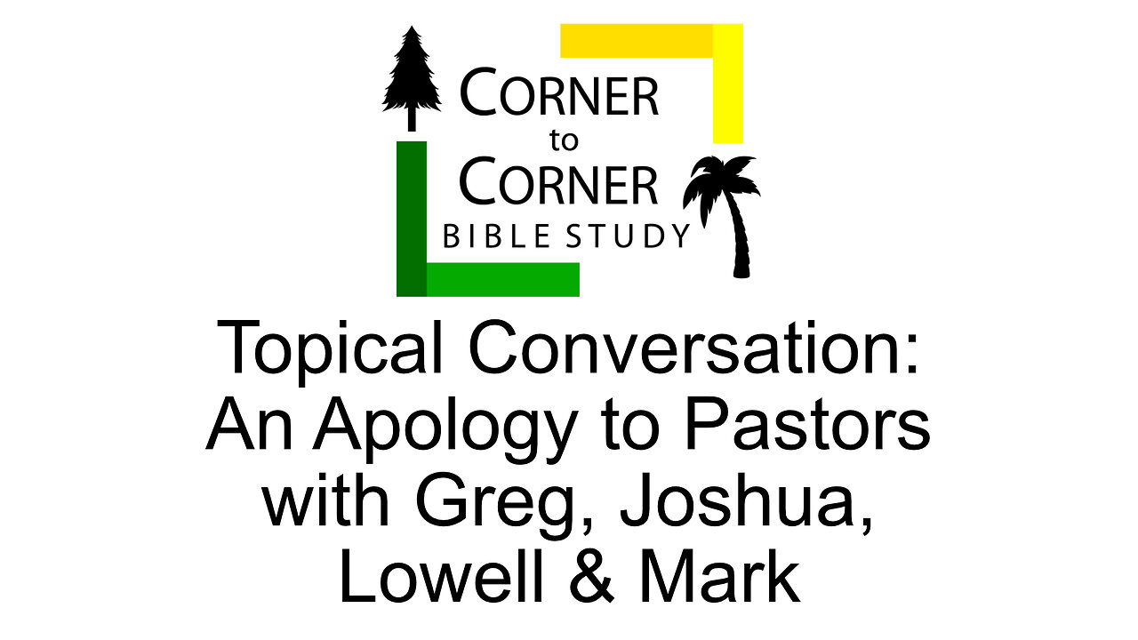 Topical Conversations: An Apology to Pastors