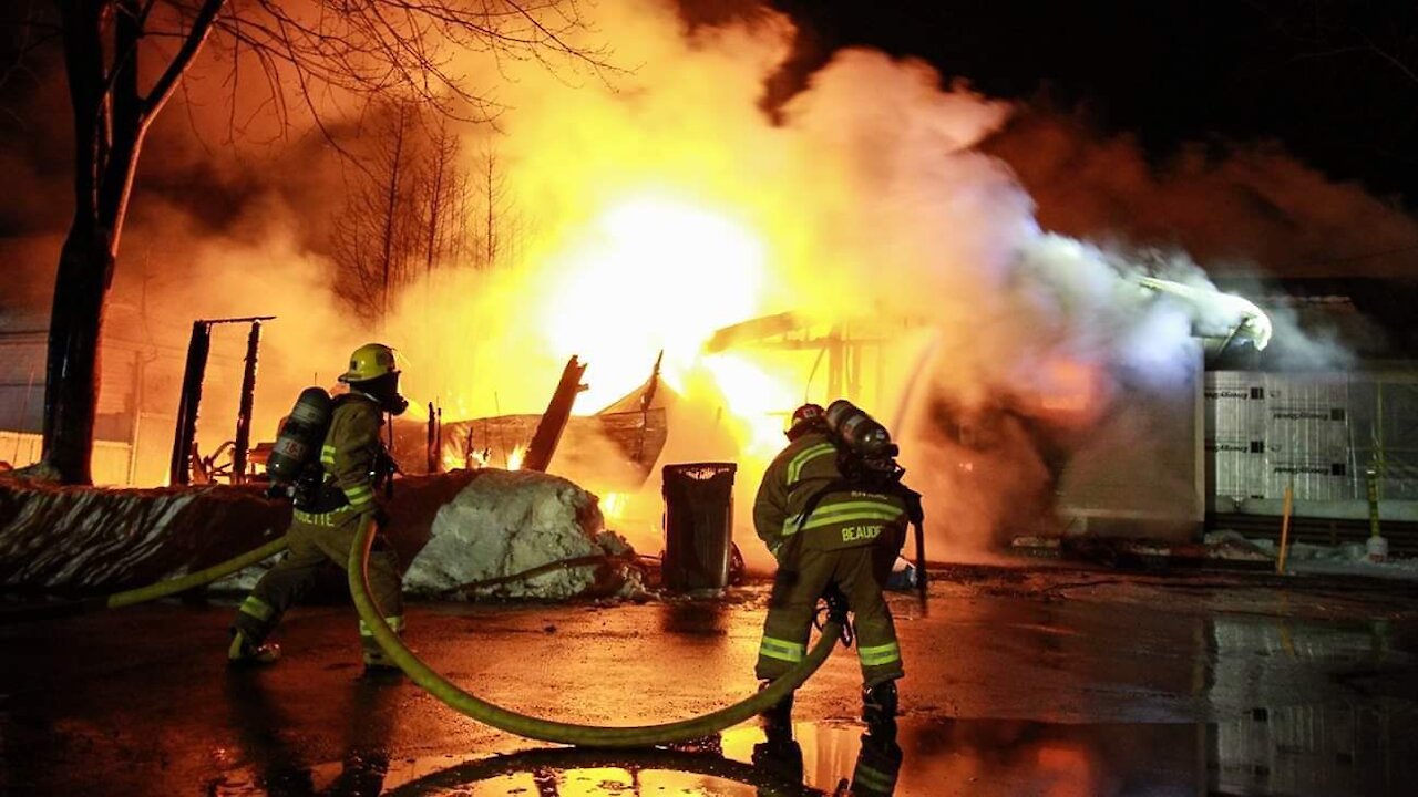 Incendie 23 février Rivière-Beaudette