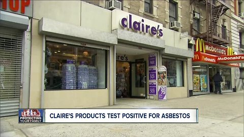 FDA: Some Claire's Makeup Contains Asbestos