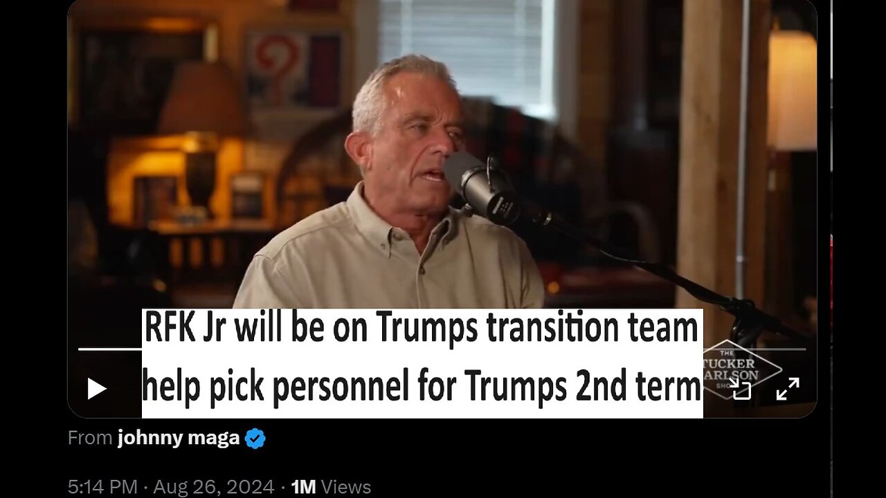 RFK Jr says he will be on Trumps transition team