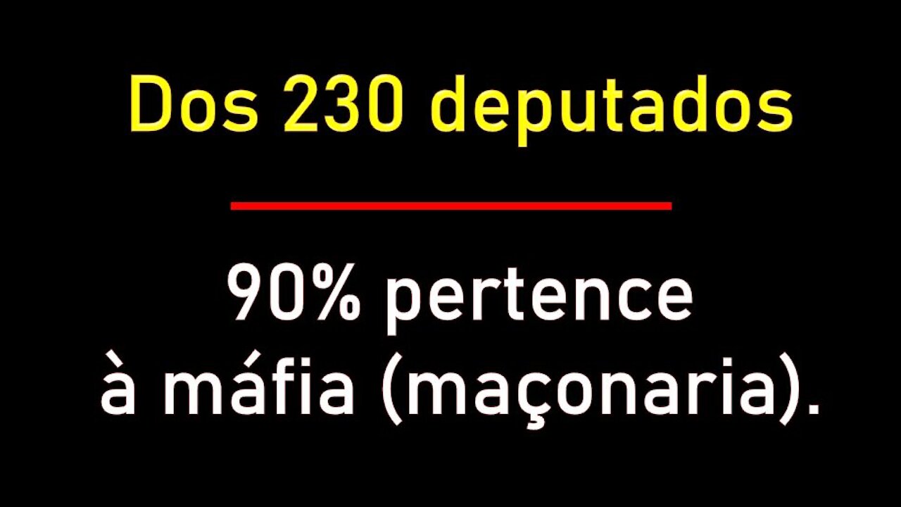 PORTUGAL: 90% DE MAÇONARIA NO PARLAMENTO