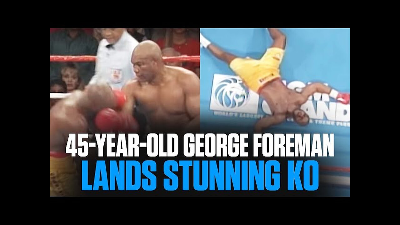 George Foreman Stuns Michael Moorer to Win Heavyweight Title at Age 45 ON THIS DAY FREE FIGHT