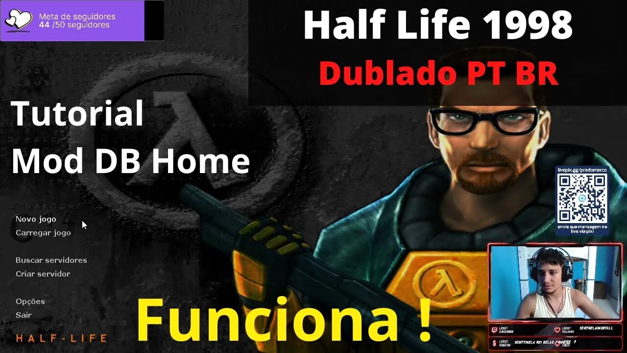 Como Dublar O Half Life 1/1998. Tutorial Completo e Fácil, mod half life traduzido e dublado dica