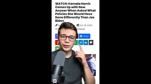 Victor Reacts: Kamala Flip Flops Again, Now She Would Do Things Different