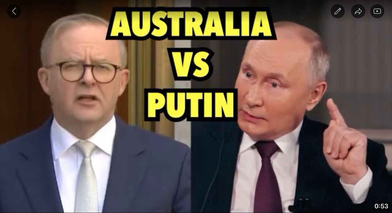 Aussie Putin | Putin Let’s Australia’s Prime Minister Know what he thinks