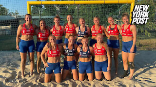 Pink offers to pay Norwegian handball players' fines for ditching bikini bottoms