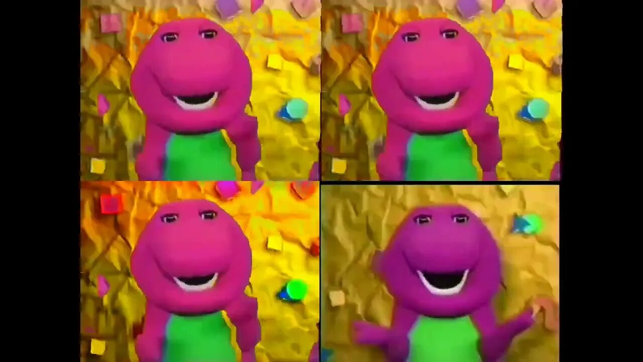 All the pre RTM Barney Says Season 4 Beta segments played at the same time