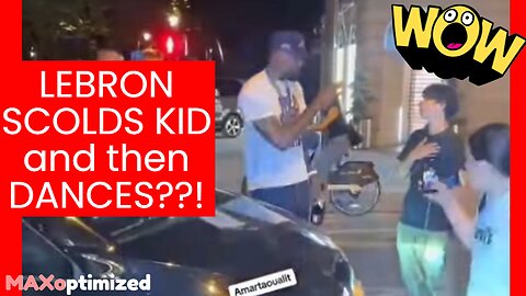 Lebron SCOLDS KID and then DANCES?! #parisolympics2024 #nbareaction #lebron #nba #olympics