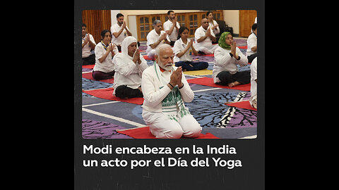 Modi celebra el Día Internacional del Yoga en Srinagar