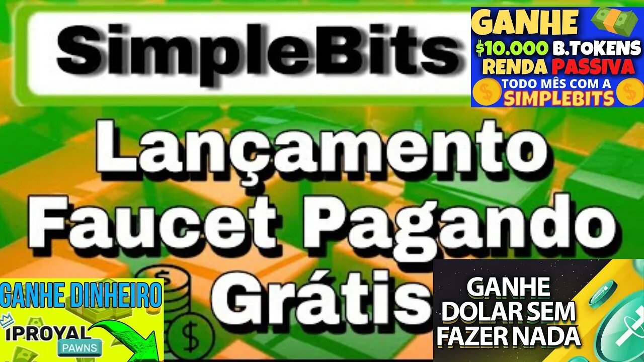 PLATAFORMA SIMPLESBITS PAGANDO NO FREE PROVA DE PAGAMENTO / TUTORIAL ENSINANDO A USAR O SITE