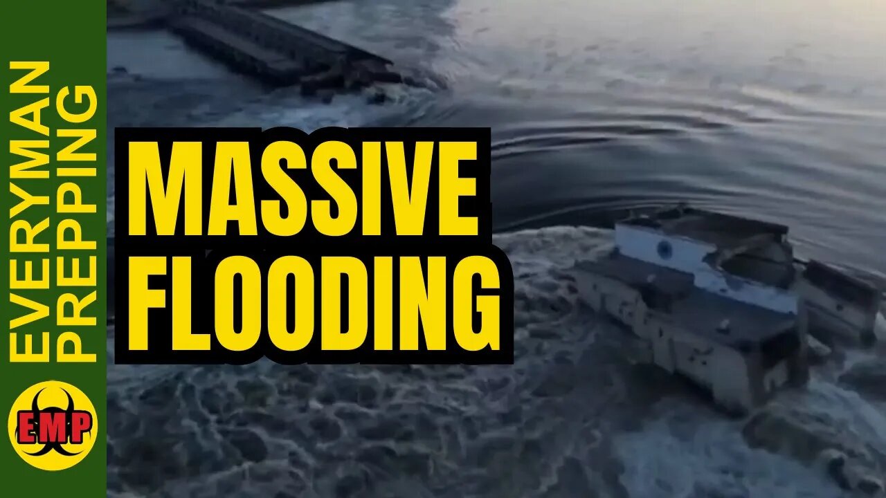 Critical Dam Destroyed In Ukraine - Massive Flooding - Nuclear Power Plant At Risk - Crimea Water