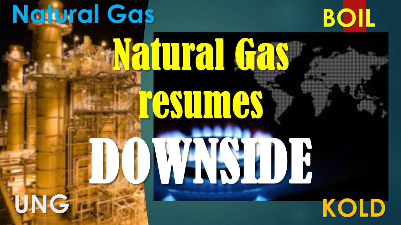 Natural Gas resumes DOWNSIDE trend