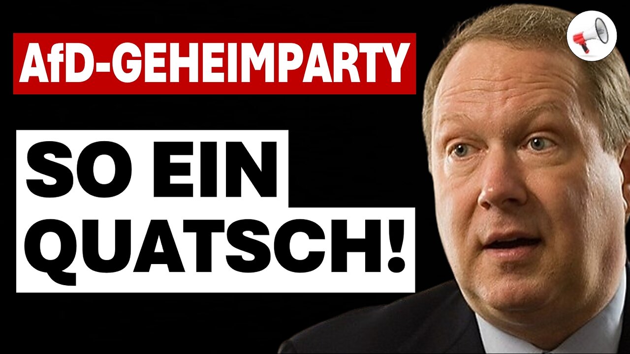 AfD-Geheimparty - So ein Quatsch! Max Otte zu den Wahlen in Thüringen und Sachsen