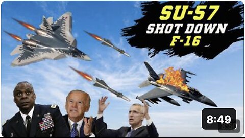 NATO in RAGE! Turkey Declared That Russian 5th Generation Fighter Su-57 Shot Down US F-16 in UKRAINE