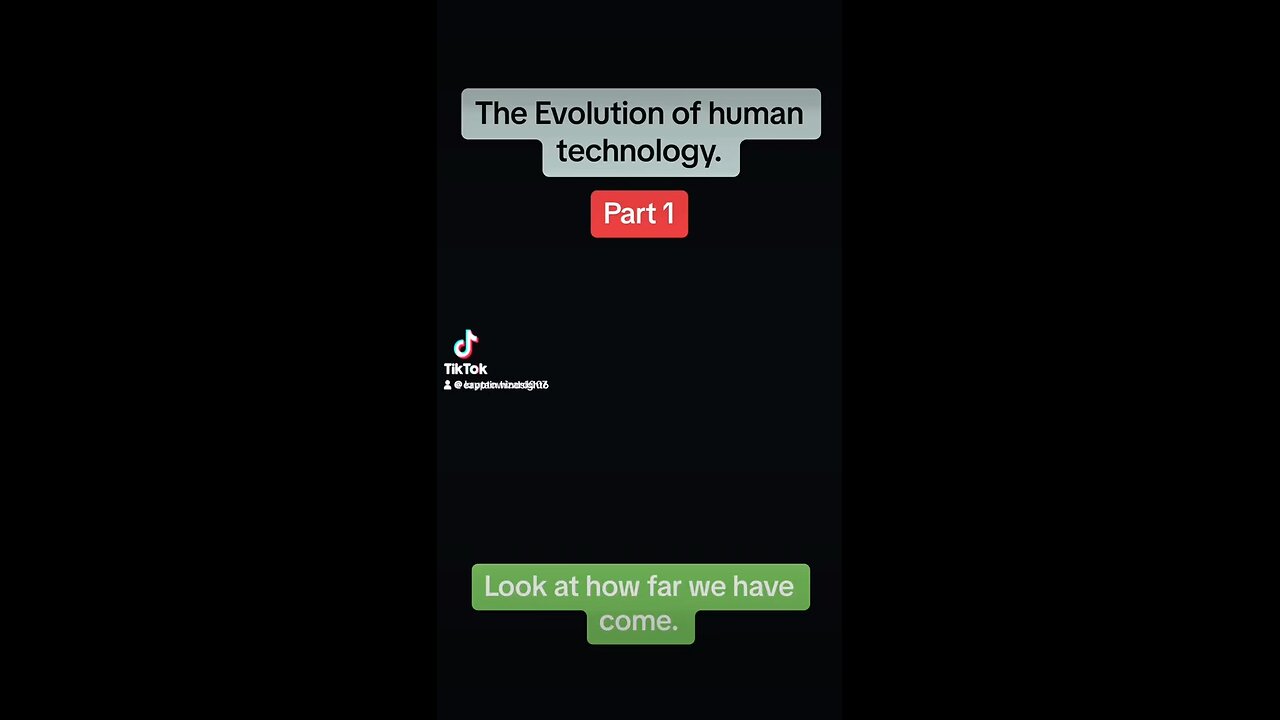 The Evolution of Human Technology