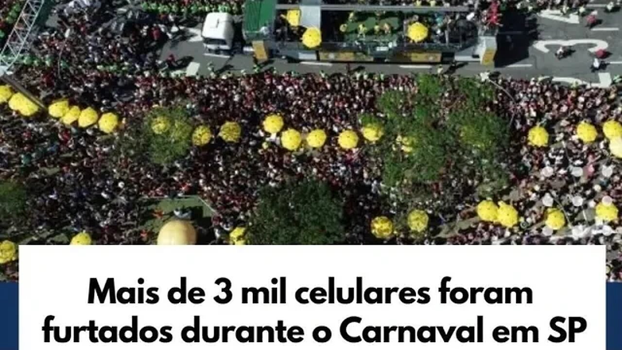 Programa BOM DIA: 3 MIL CELULARES ROUBADOS EM SÃO PAULO no CARNAVAL 2023 & a treta do CHAT GPT