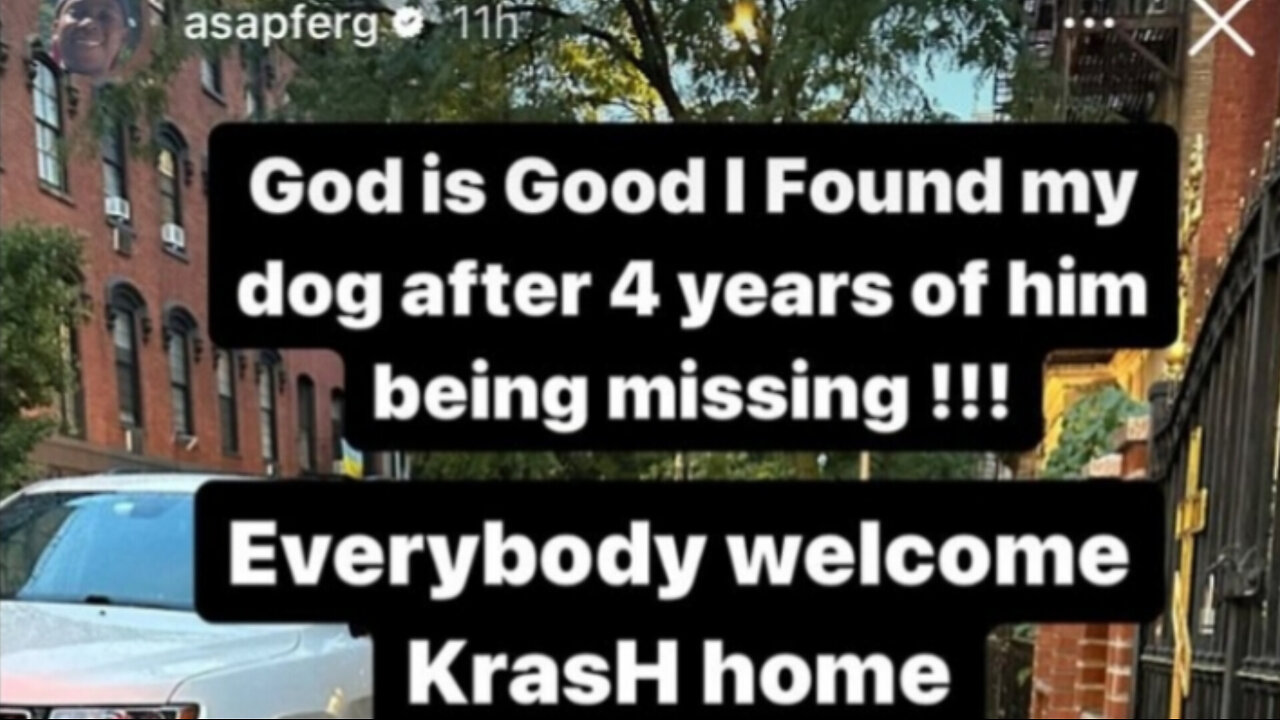 A$ap Ferg explains how he found his dog after 4 years of being missing
