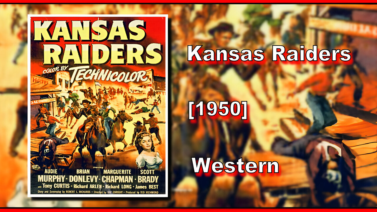 Kansas Raiders (1950) | WESTERN | FULL MOVIE