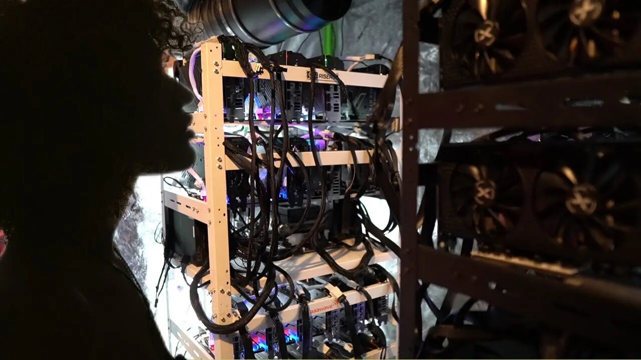 She is Still GPU Mining