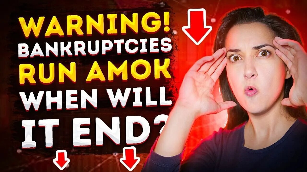 Bankruptcies Run Amok 🔥😱 Where is the Bottom? 🔍👀 (Recession Confirmation July 28th? 🤔)