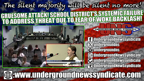 Gruesome attack! School Districts Systematic Failure to Address Threat Due to Fear of Woke Backlash!