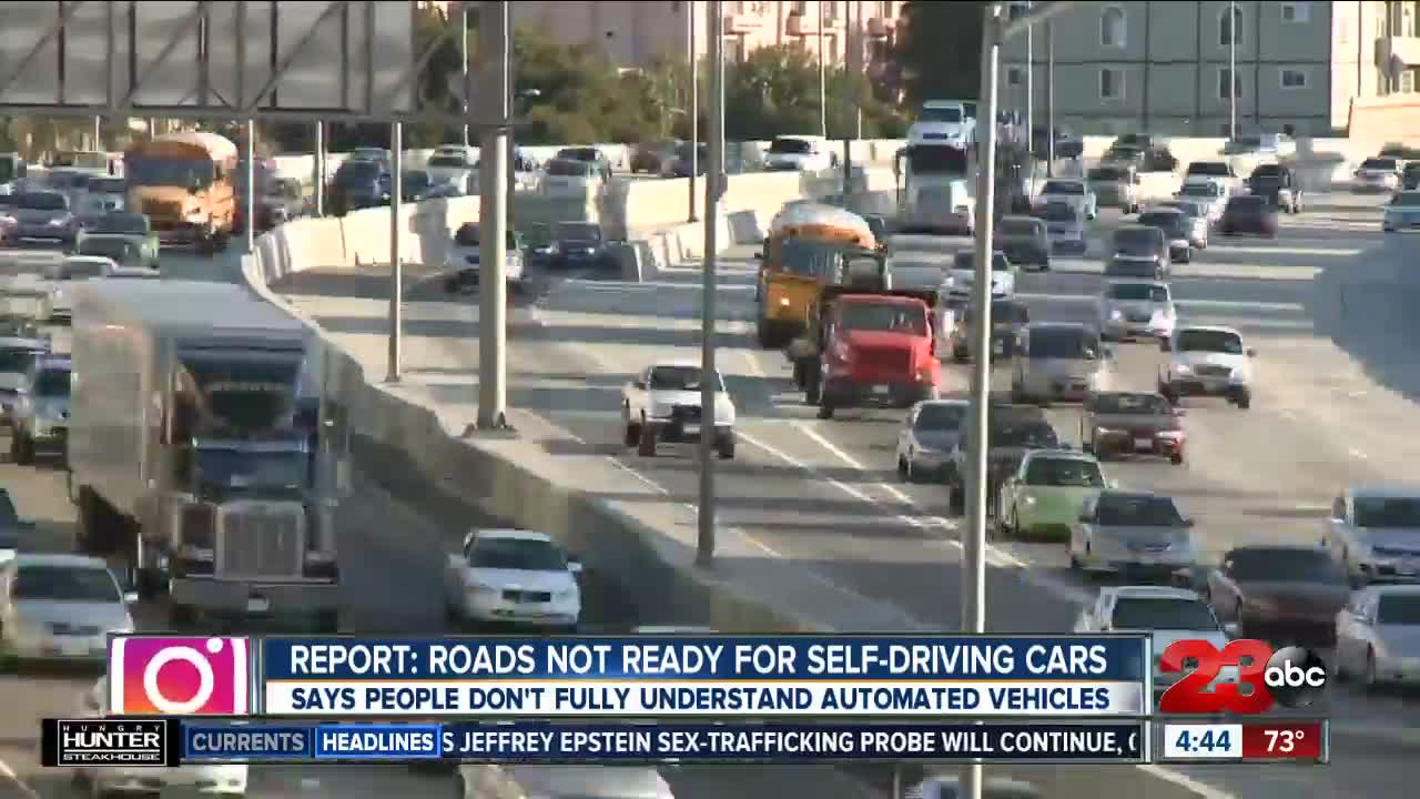 Report: Roads not ready for self-driving cars, says people don't fully understand automated vehicles