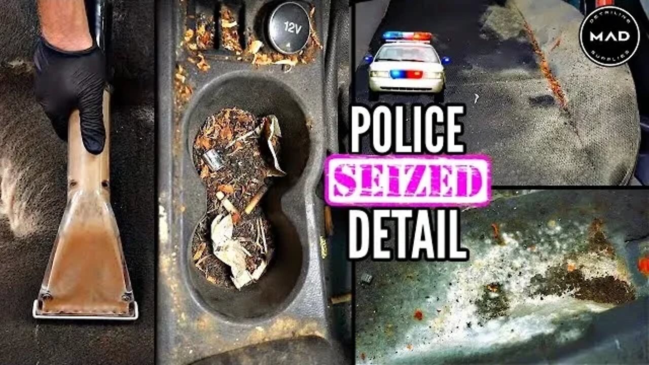 Super Cleaning A Disaster REPO | Police Seized Biohazard Ford | Insane Car Detailing TRANSFORMATION!