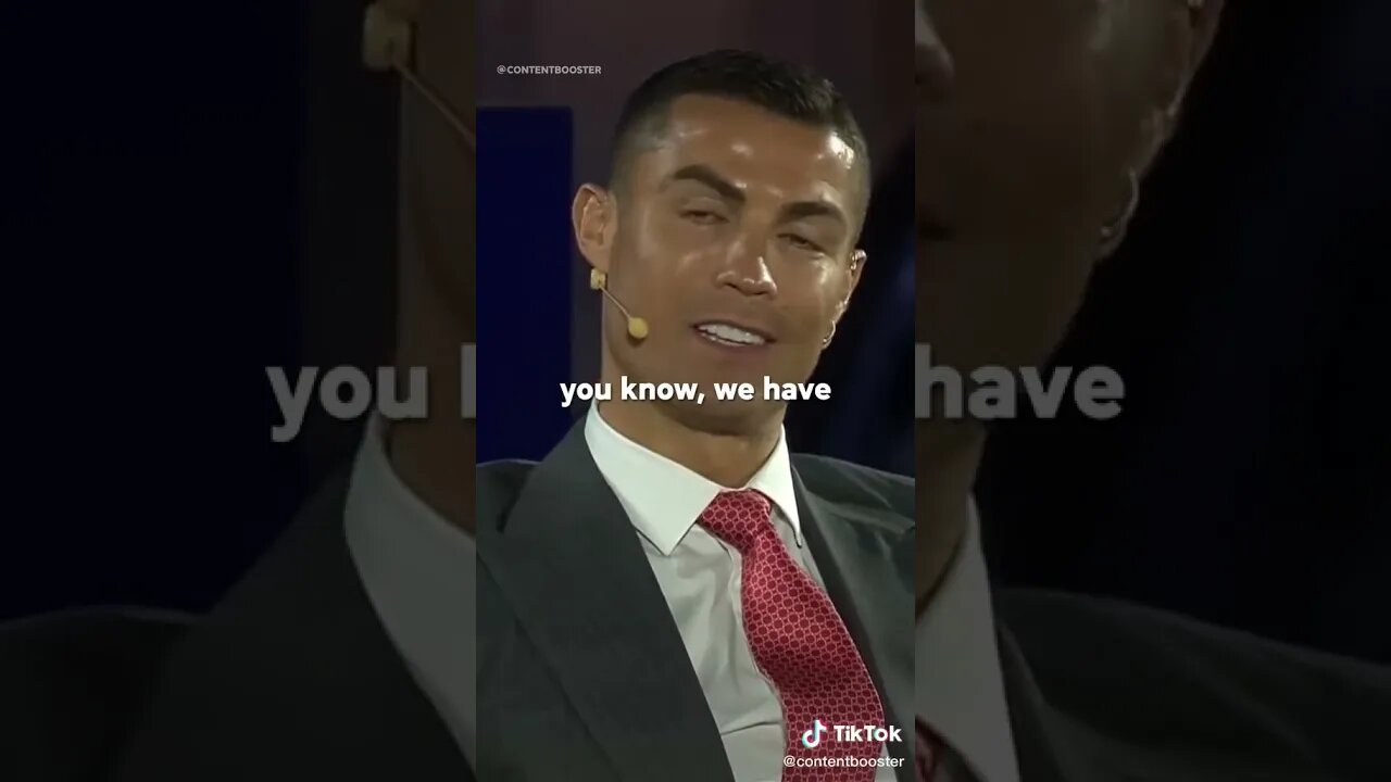 Ronaldo Talking About His Sons Potential tiktok business driven