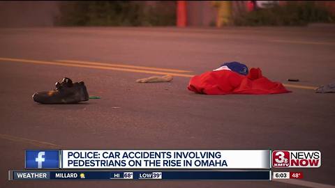 Police: Car vs. pedestrians rises in Omaha