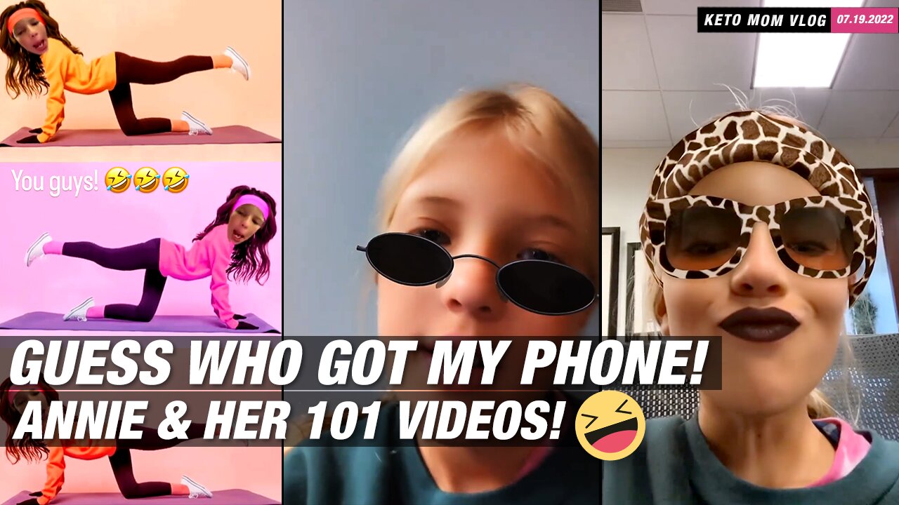 Guess Who Got Hold Of My Phone! Cute Fun Videos! | KETO Mom Vlog