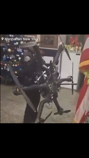 NEW YORK POLICE FOUND GIANT DRONE ABANDONED IN BROOKLYN👮‍♂️👾🚓💫
