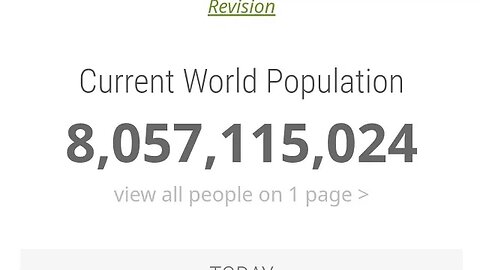 EARTH POPULATION TODAY 8.057.1145.024